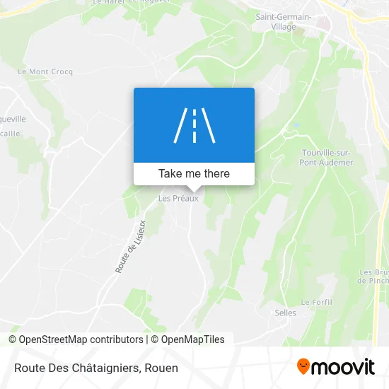 Route Des Châtaigniers map