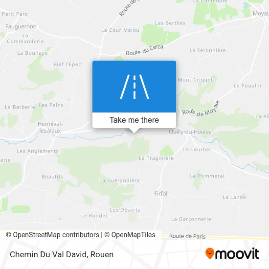 Chemin Du Val David map
