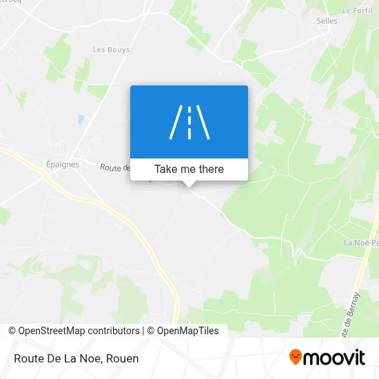 Route De La Noe map