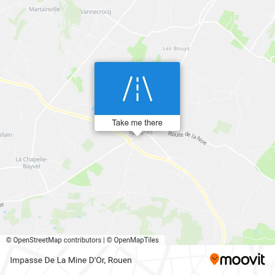 Impasse De La Mine D'Or map