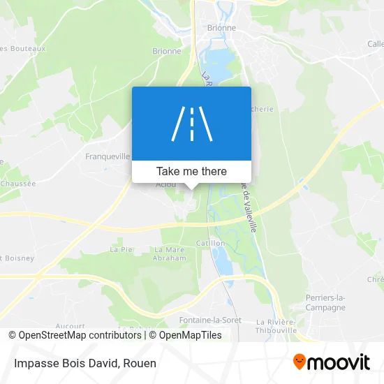 Impasse Bois David map