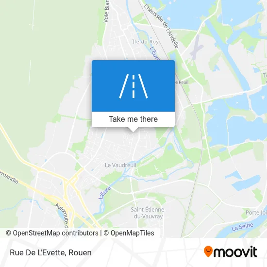 Rue De L'Evette map