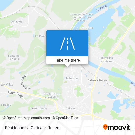 Résidence La Cerisaie map