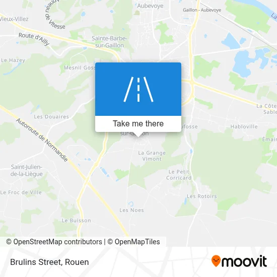 Mapa Rue Des Brulins