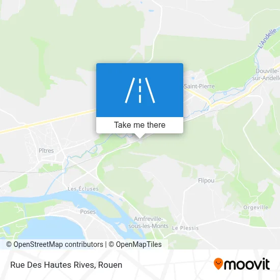 Rue Des Hautes Rives map