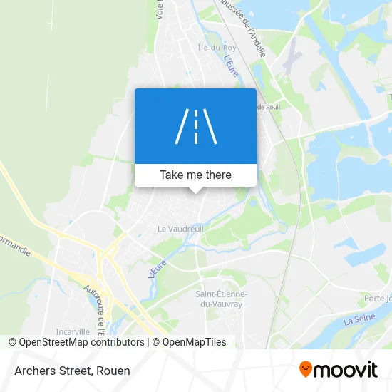 Mapa Rue Des Archers