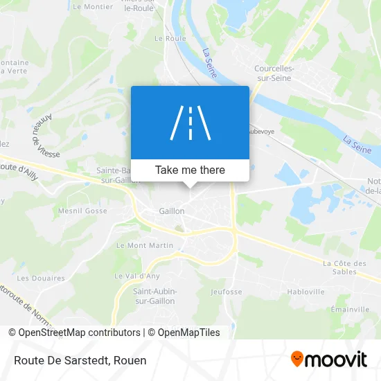 Route De Sarstedt map