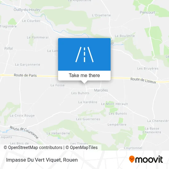 Impasse Du Vert Viquet map