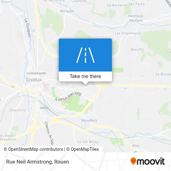 Mapa Rue Neil Armstrong