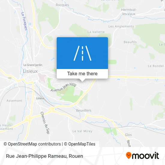Rue Jean-Philippe Rameau map