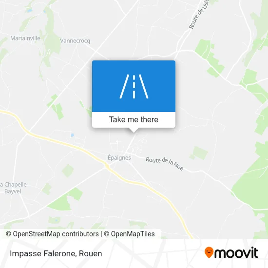 Mapa Impasse Falerone