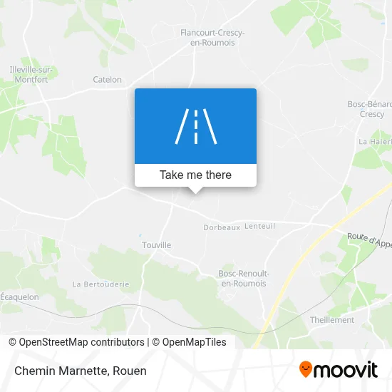 Chemin Marnette map