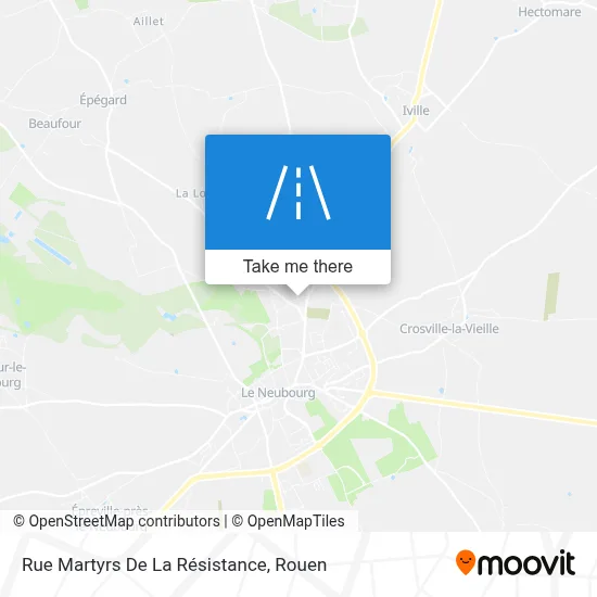 Rue Martyrs De La Résistance map
