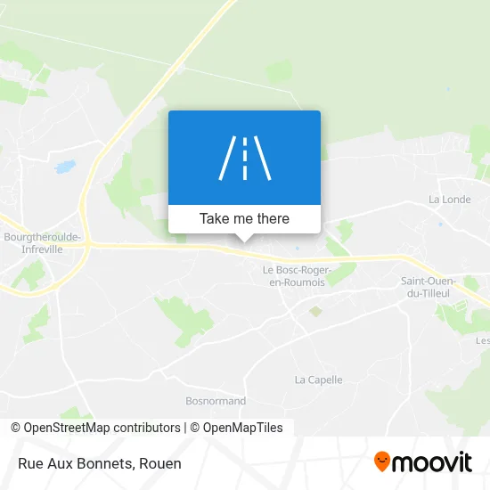 Mapa Rue Aux Bonnets
