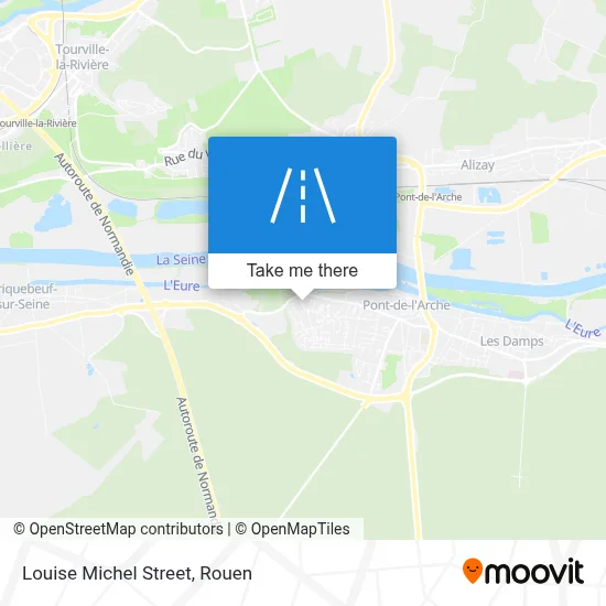 Rue Louise Michel map