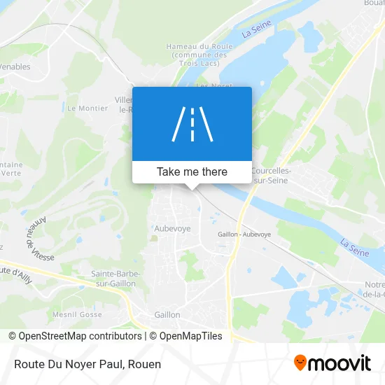 Route Du Noyer Paul map