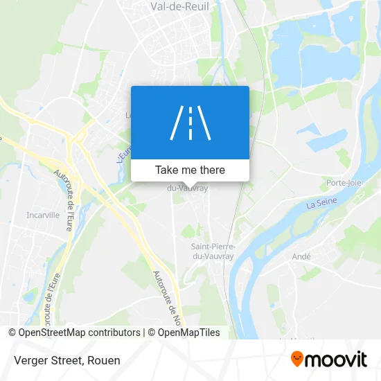 Rue Du Verger map