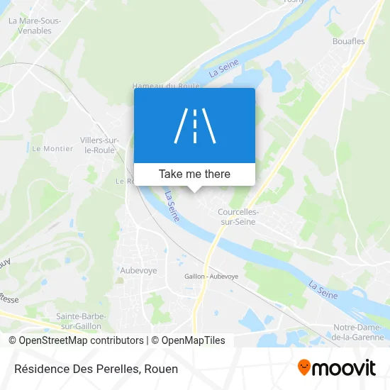 Résidence Des Perelles map