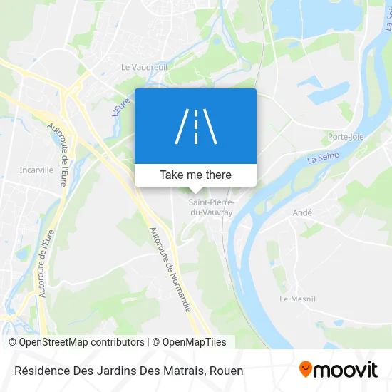 Résidence Des Jardins Des Matrais map