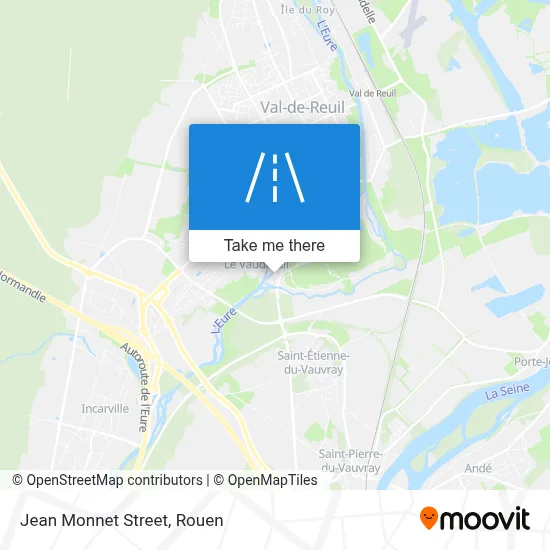 Mapa Rue Jean Monnet