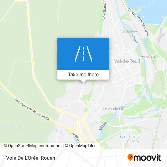 Voie De L'Orée map