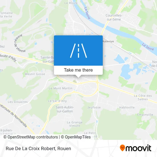 Rue De La Croix Robert map