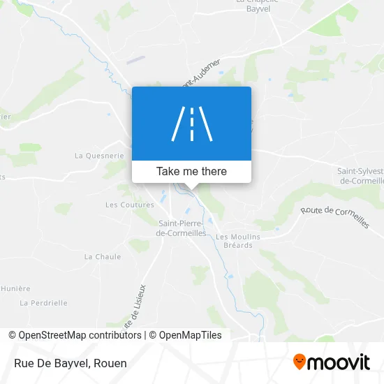 Mapa Rue De Bayvel