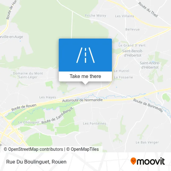 Rue Du Boulinguet map
