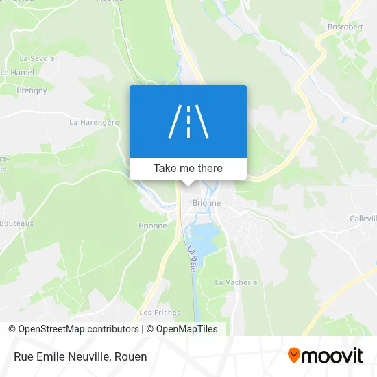 Mapa Rue Emile Neuville