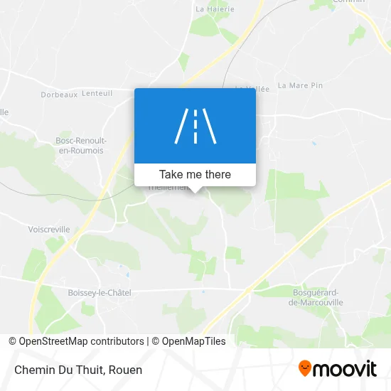 Mapa Chemin Du Thuit