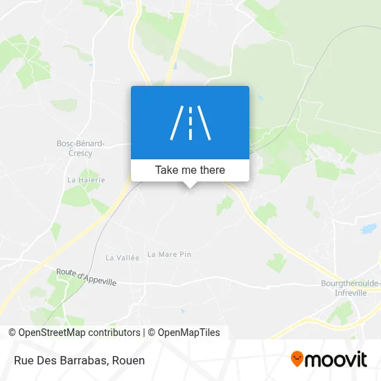 Rue Des Barrabas map