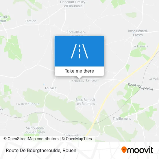 Route De Bourgtheroulde map