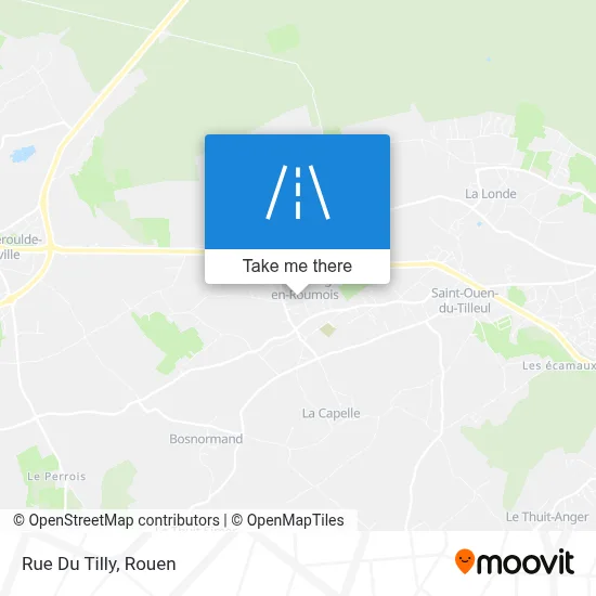 Mapa Rue Du Tilly