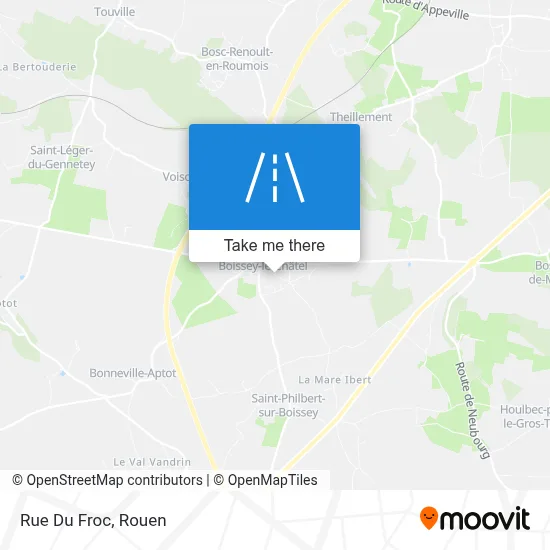 Rue Du Froc map
