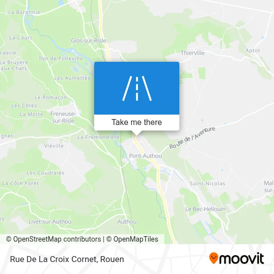 Rue De La Croix Cornet map