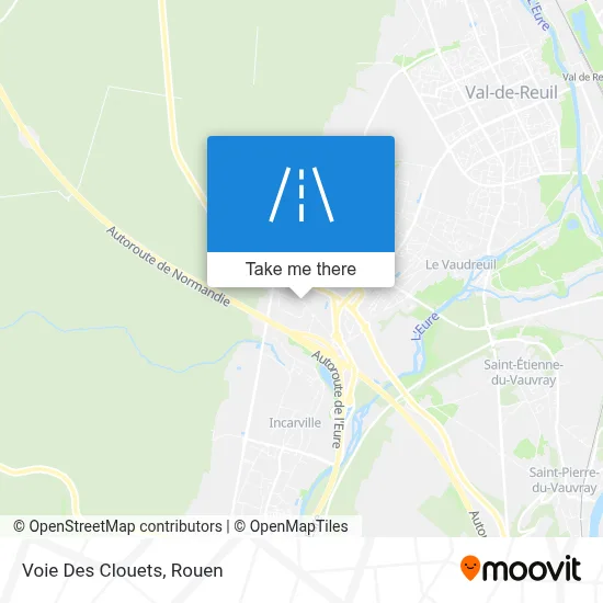 Voie Des Clouets map