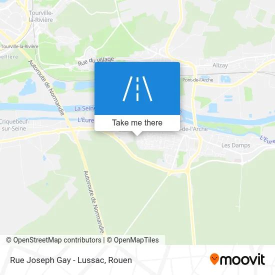 Rue Joseph Gay - Lussac map