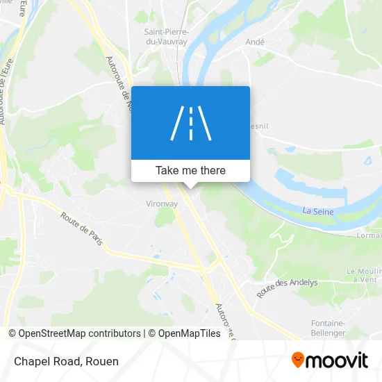 Route De La Chapelle map