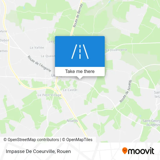 Impasse De Coeurville map