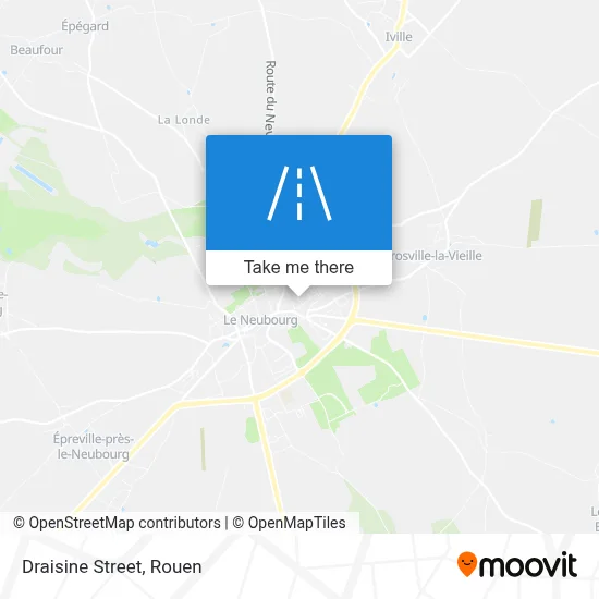 Mapa Rue De La Draisine
