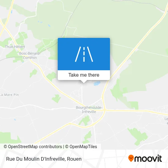 Rue Du Moulin D'Infreville map