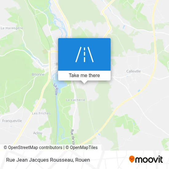 Rue Jean Jacques Rousseau map