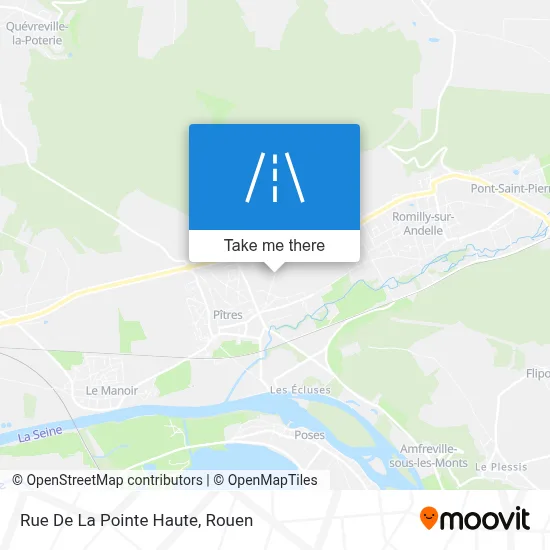 Rue De La Pointe Haute map