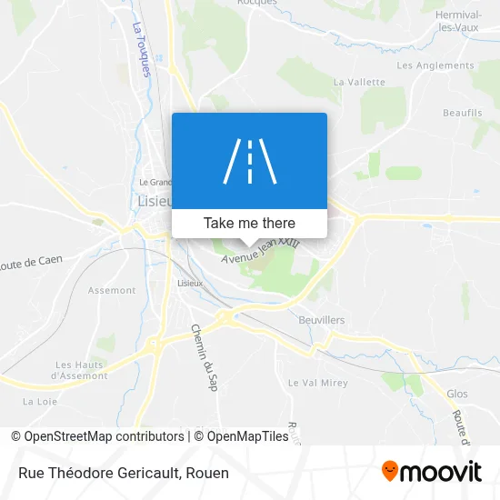 Rue Théodore Gericault map