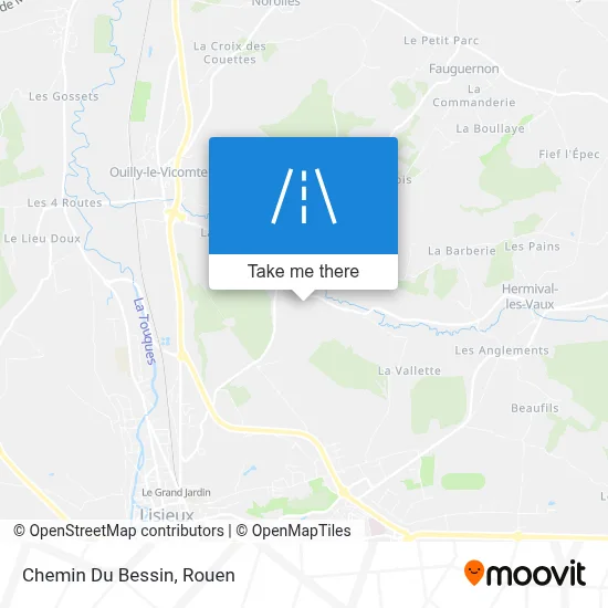 Mapa Chemin Du Bessin