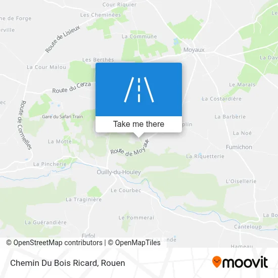 Chemin Du Bois Ricard map