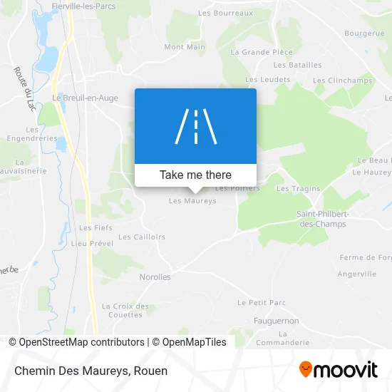 Chemin Des Maureys map