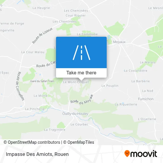 Impasse Des Amiots map