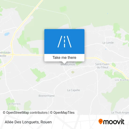 Allée Des Longuets map