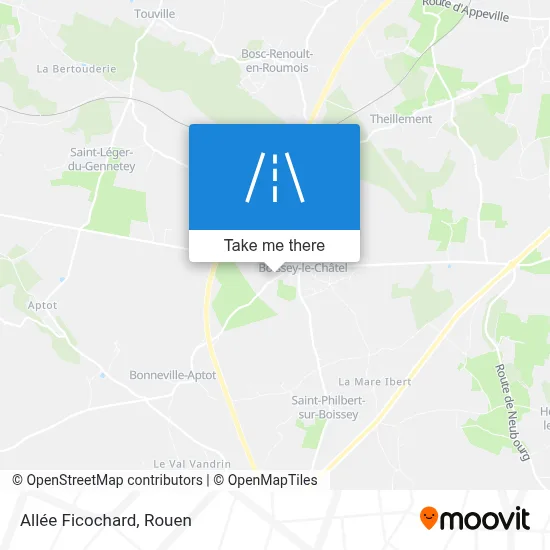 Allée Ficochard map
